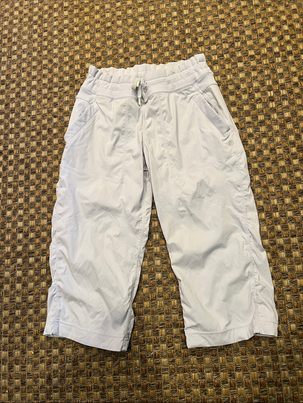 Lululemon light blue Drawstring Casual cropped size8